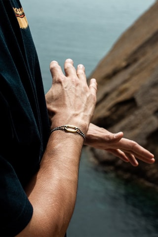 Bracelet plaqué or jaune Seine