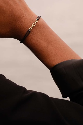 Bracelet Aura - Noir et doré