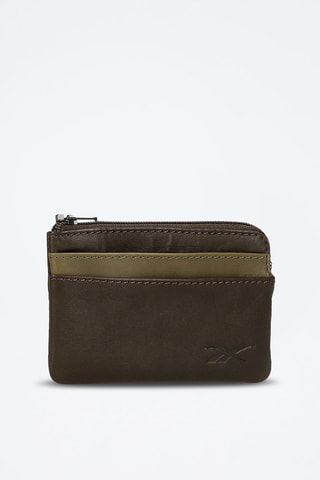 Porte-monnaie en cuir Club Marron