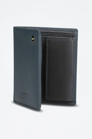 Portefeuille en cuir Switch Bleu et noir