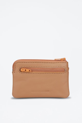 Porte-monnaie en cuir Switch Beige