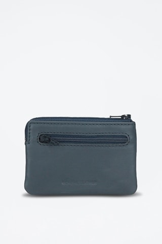 Porte-monnaie en cuir Switch Bleu