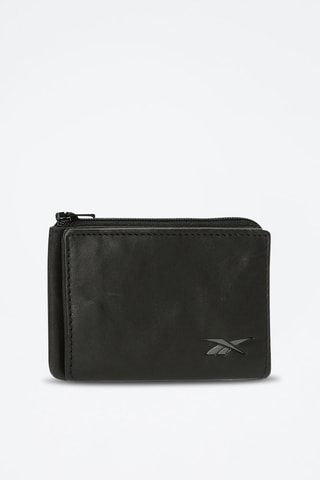 Portefeuille en cuir Club Noir et marron