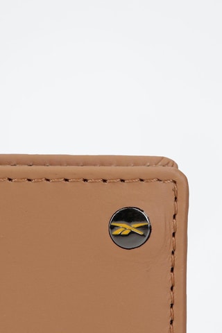 Portefeuille en cuir Switch Beige et noir
