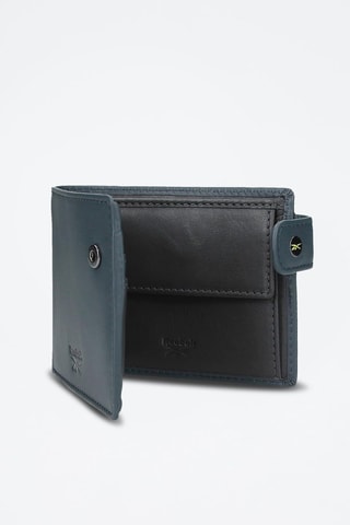 Portefeuille en cuir Switch Bleu marine