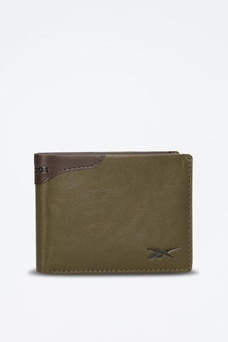Portefeuille en cuir - Kaki