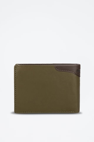 Portefeuille en cuir - Kaki