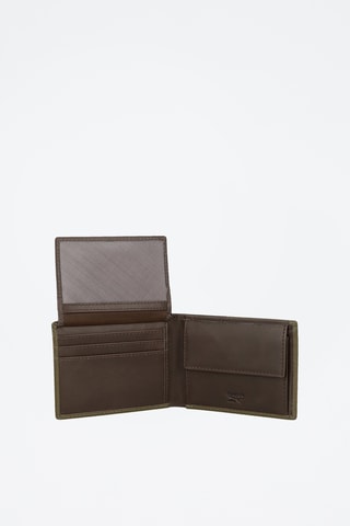 Portefeuille en cuir - Kaki