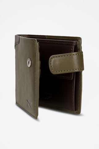 Portefeuille en cuir - Kaki