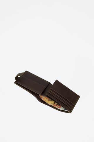 Portefeuille en cuir - Kaki