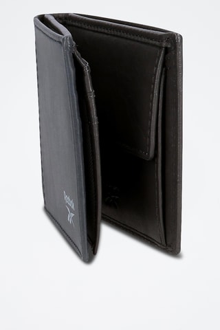 Portefeuille en cuir - Noir et bleu foncé