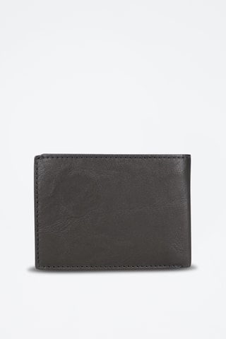 Portefeuille en cuir - Noir et bleu foncé