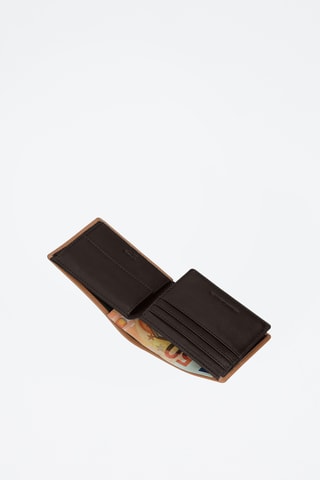 Portefeuille en cuir - Marron clair