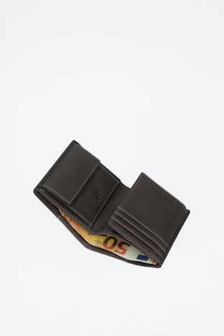 Portefeuille en cuir - Bleu foncé