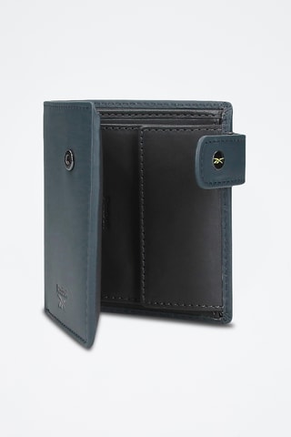 Portefeuille en cuir - Bleu foncé