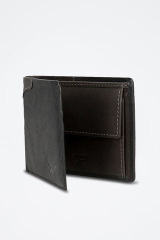 Portefeuille en cuir - Noir et bleu foncé