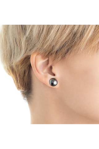 Boucles d'oreilles magnétiques - 
Argenté