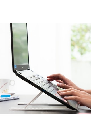 Support pour ordinateur portable - Blanc