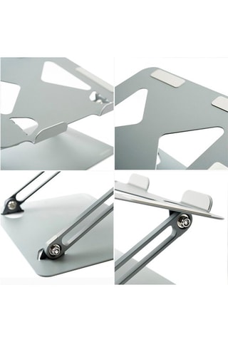 Support pliable pour ordinateur - Argenté