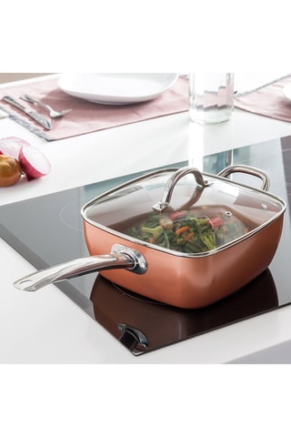 Ensemble de casseroles en cuivre - 4 pièces