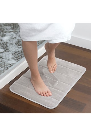 Tapis de bain à mémoire de forme - Beige