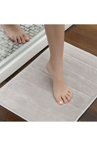 Tapis de bain à mémoire de forme - Beige
