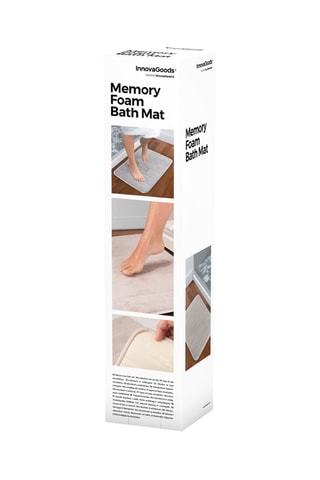 Tapis de bain à mémoire de forme - Beige
