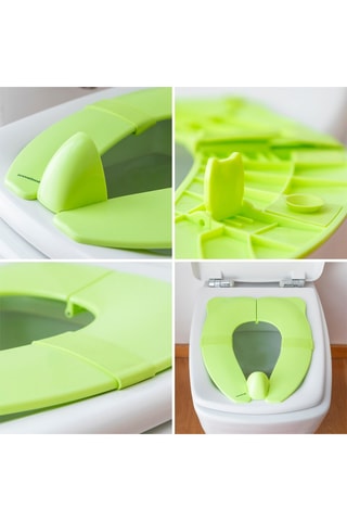 Siège de toilette réducteur pliable