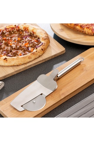 Couteau à pizza 4-en-1 en acier inoxydable Nice Slice