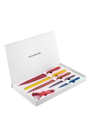 Set de 6 pièces en acier inoxydable et céramique