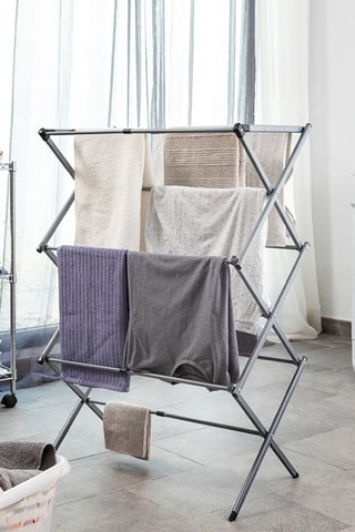 Etendoir à linge pliable et extensible - 3 niveaux