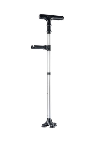 Canne extensible LED multifonction - Gris et noir