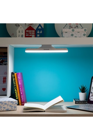 Lampe LED rechargeable et magnétique - Gris clair
