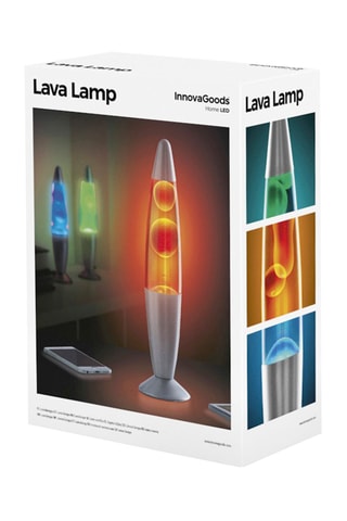 Lampe LED d'appoint - Argenté et bleu