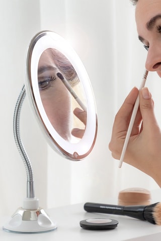 Miroir grossissant - 
Blanc