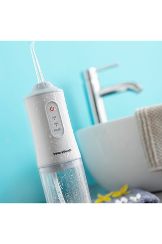 Irrigateur dentaire portable et rechargeable - Blanc