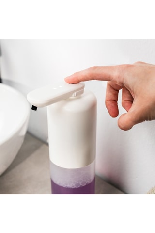 Distributeur automatique de savon en silicone - Blanc