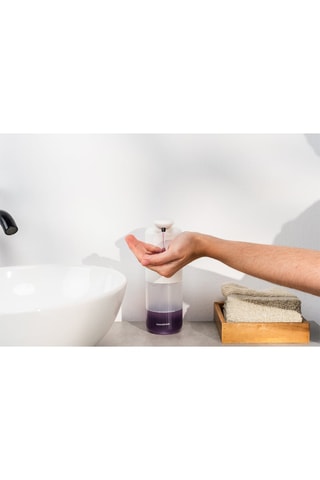 Distributeur automatique de savon en silicone - Blanc