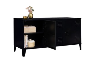 Meuble TV 3 portes Storen - Noir