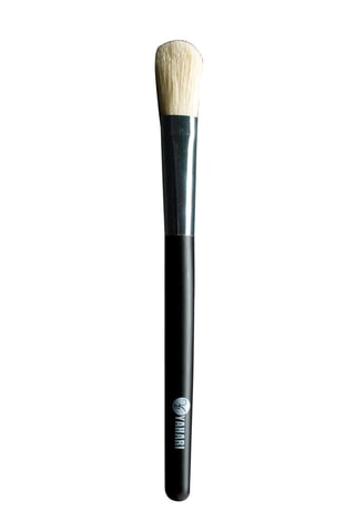 Pinceau fond de teint en bois Blanc et noir