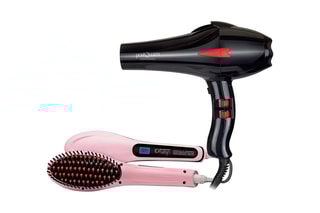 Sèche-cheveux Ionic Revolution et brosse lissante