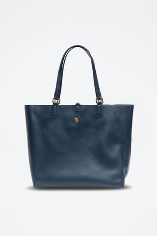 Shopper en Clutch New Rogersville Marineblauw en Beige