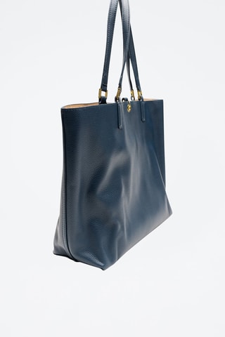 Shopper en Clutch New Rogersville Marineblauw en Beige
