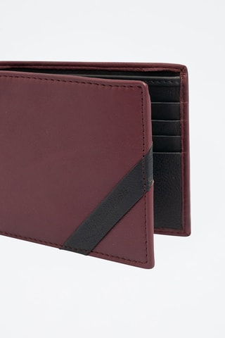 Leren Portefeuille Utah Bordeauxrood