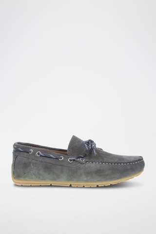 Nubuck Mocassins River - Grijs
