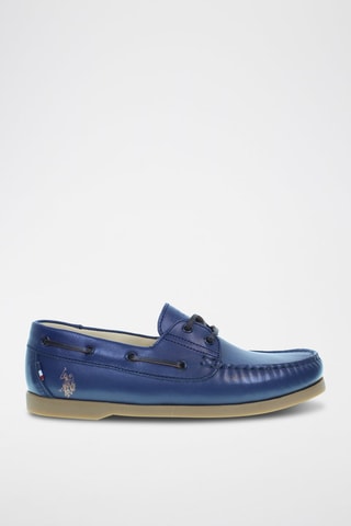 Leren Mocassins Sail - Blauw