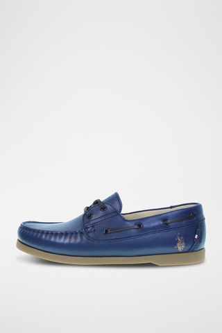 Leren Mocassins Sail - Blauw