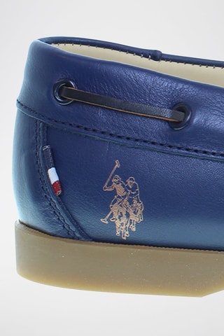 Leren Mocassins Sail - Blauw
