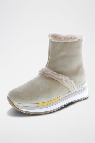 Nubuck Boots Beige