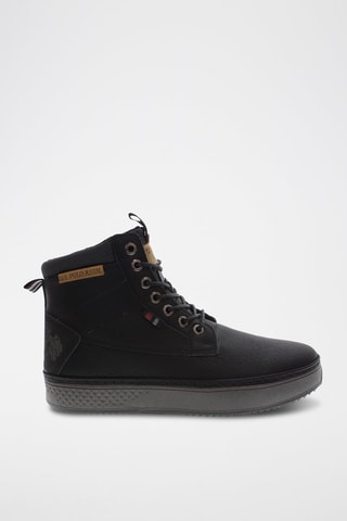 Hoge Sneakers Mokka - Zwart